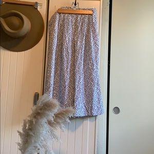 Wide leg cropped pants